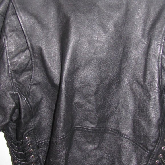 Vintage Cosa Nova Black Leather jacket - Picture 6 of 9